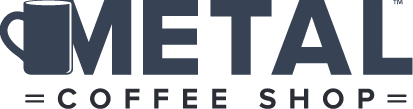 Metal Coffee Shop Logo